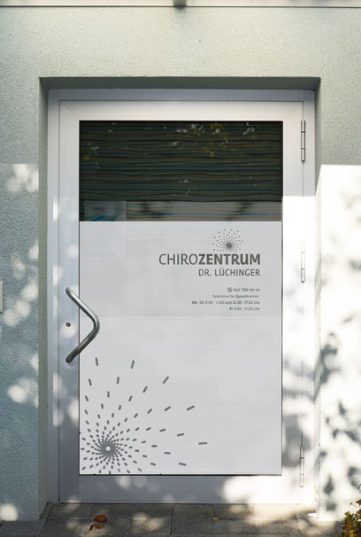 Folienbeschriftung feine die hintere Tür