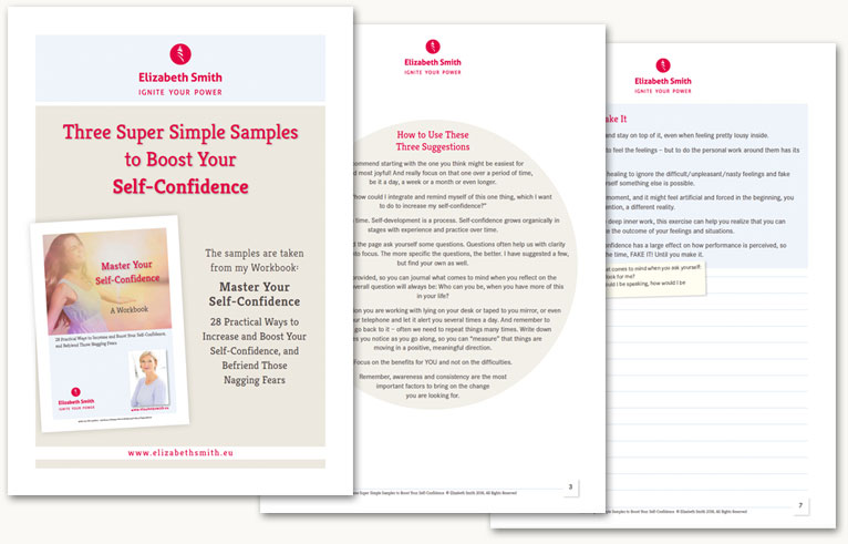 Beispielseiten aus einem Workbook als Freebie